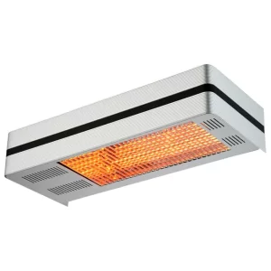 MPC MURCIA 2000W Riscaldatore a Infrarossi da Patio 2000W , Acciaio e Alluminio, Telecomando con Timer, IP65, Ideale per dehors e ambienti interni