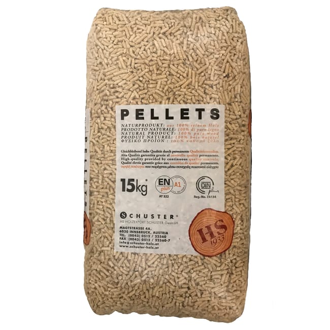 Pellet Schuster ENplus A1 66 sacchi da 15 kg in abete - immagine 4